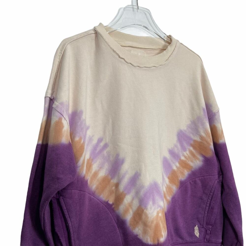 Free People Ombre Metti Tie Dye Sweatshirt Size XS NEW - Picture 6 of 12